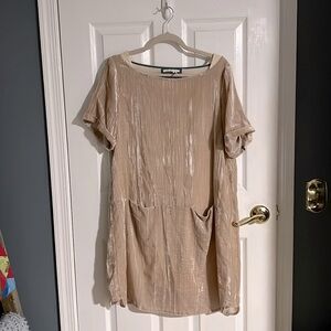 Anthropologie Floreat velvet dress L